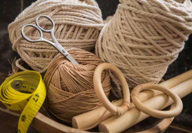 Pieni makramee-paneeli